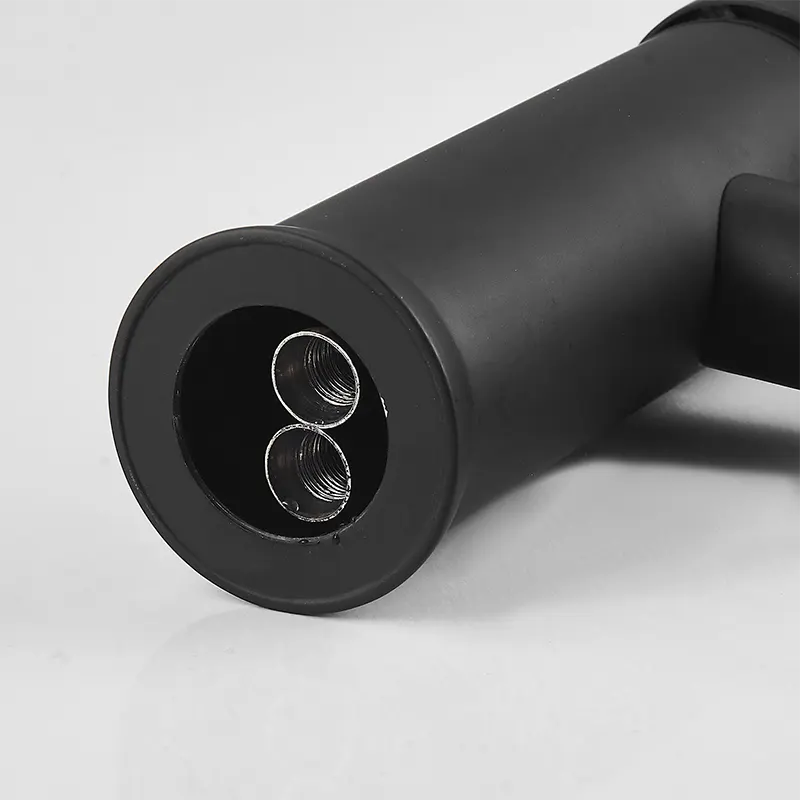 Simple Type Black Bathroom Faucet