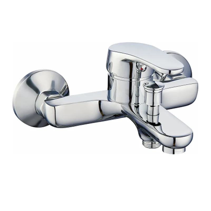 Drieweg-badkamermengkraan voor wandmontage